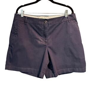 Crown & Ivy Size 14 Caroline shorts navy Capsule Wardrobe Cruise Beach Preppy